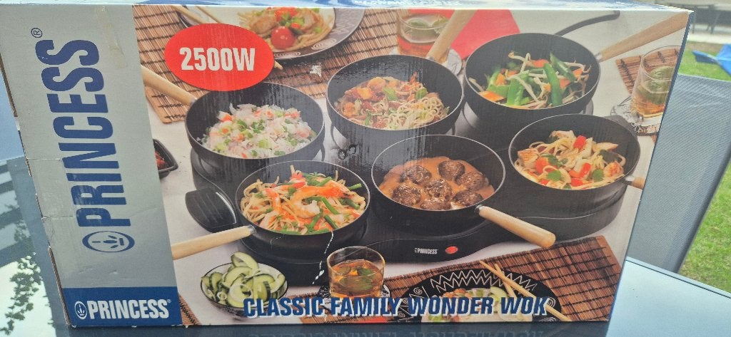 Gourmet- en wokstel, Ophalen, Gebruikt, 4 t/m 7 personen