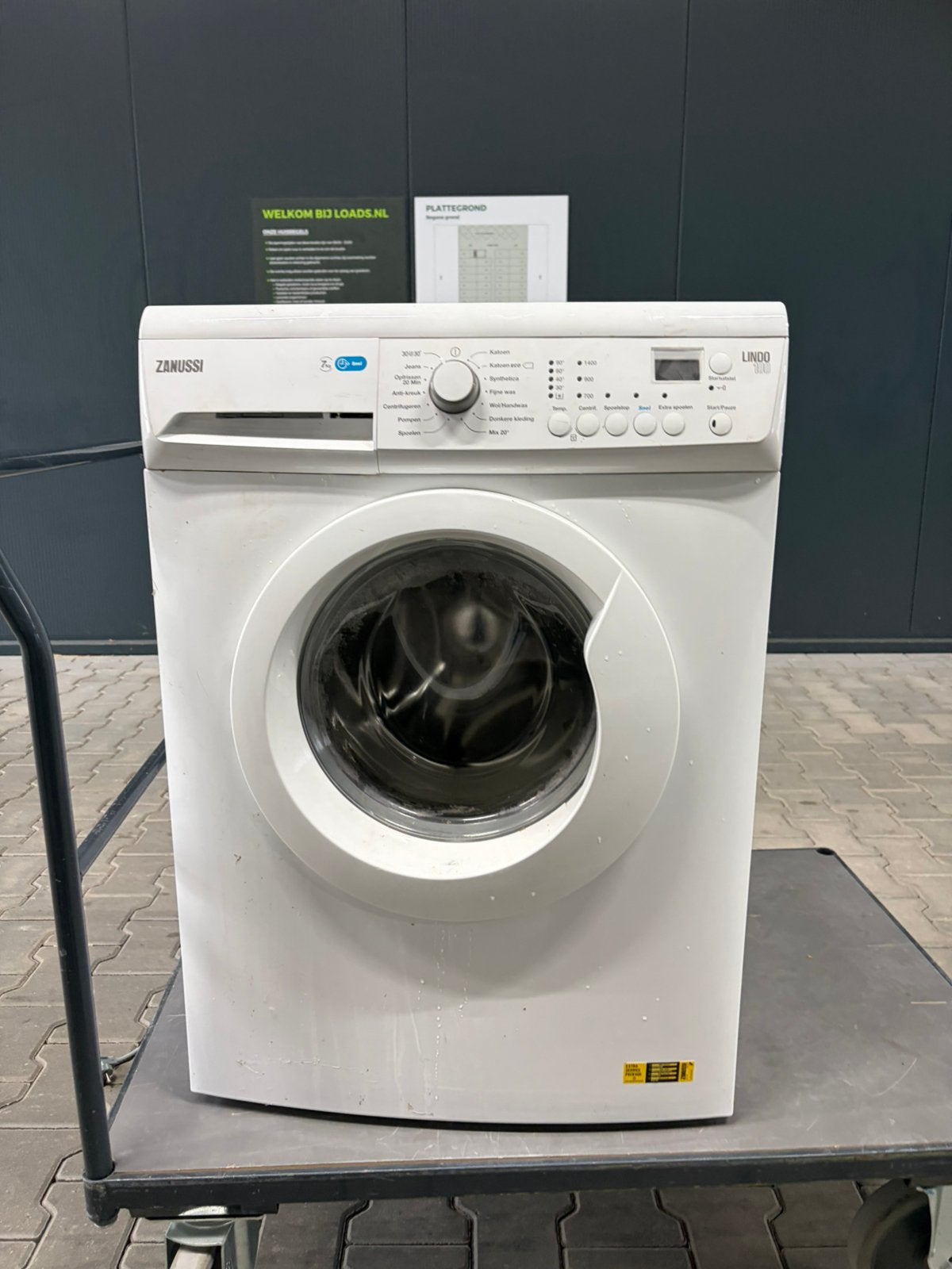Zanussi Lindo 100 Wasmachine - Voorlader, Gebruikt, Ophalen of Verzenden, Voorlader, 85 tot 90 cm