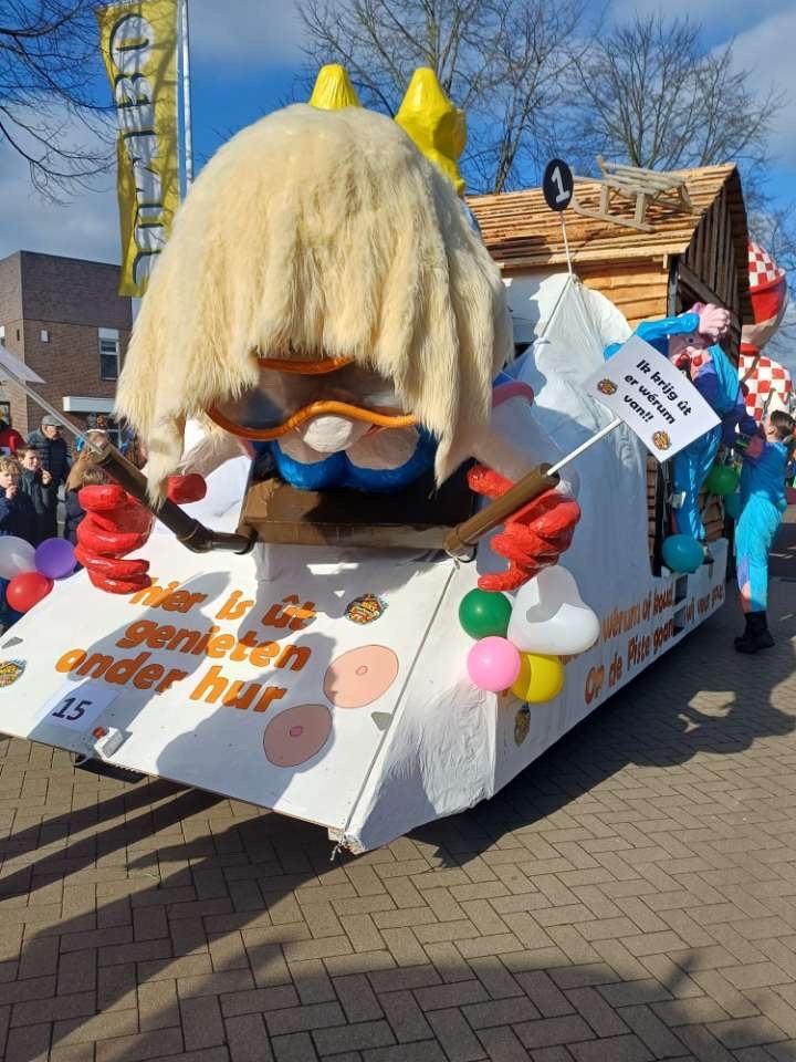 Carnavals pop, Ophalen of Verzenden, Zo goed als nieuw, Maat 46/48 (XL) of groter, Carnaval
