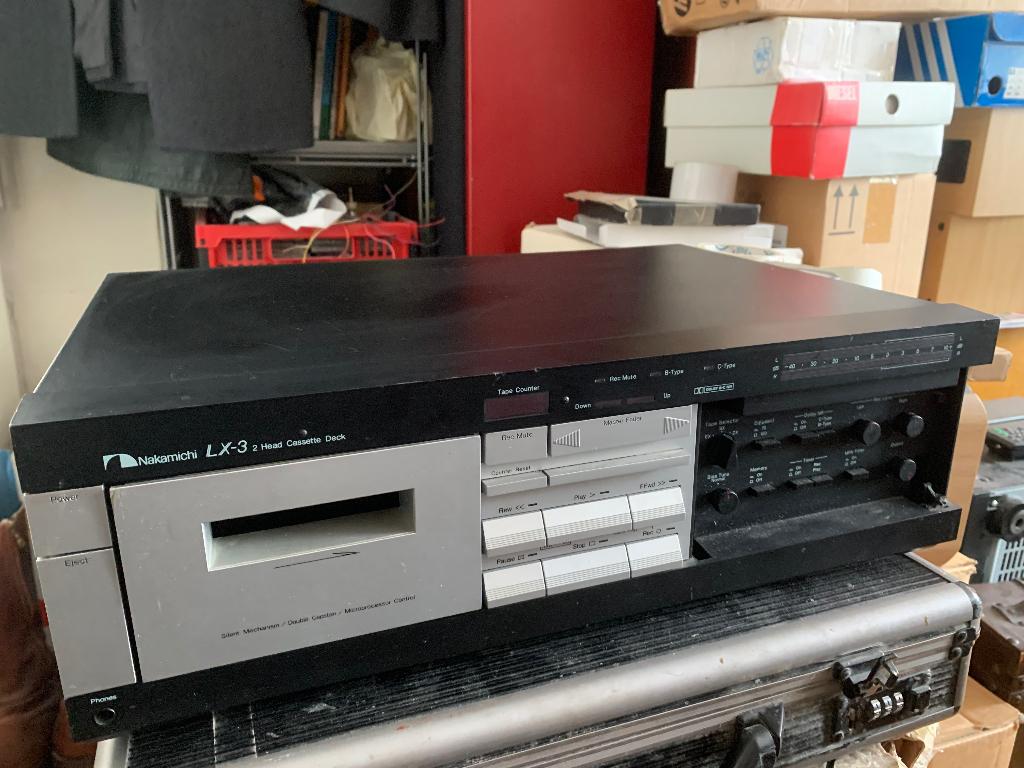 Nakamichi LX-3, defect, voor onderdelen of reparatie, Audio, Tv en Foto, Cassettedecks, Ophalen, Enkel, Overige merken, Tiptoetsen