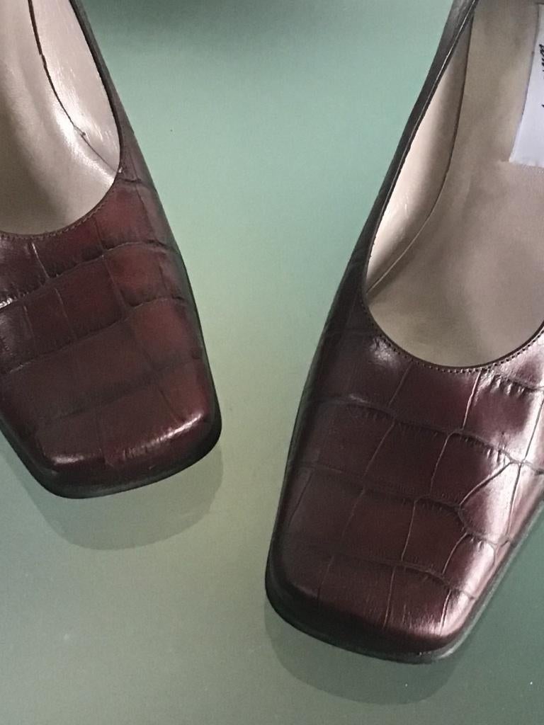 Stijlvolle leren hakken bordeauxrood 41.5 | Gratis verzenden, Pumps, Verzenden, Nieuw, Antonio Paolo