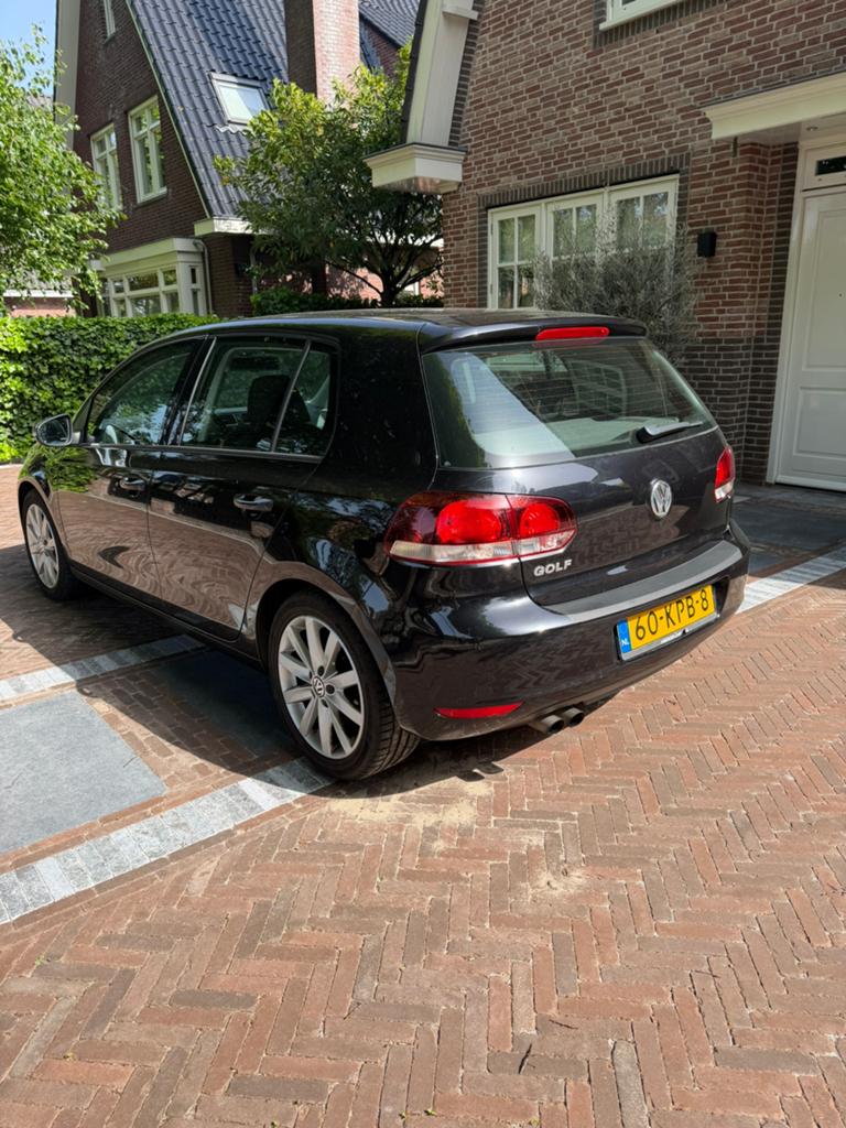 Volkswagen Golf 1.4 TSI 90KW 5D 2010 Highline, Auto's, Euro 5, Zwart, 4 cilinders, Alcantara