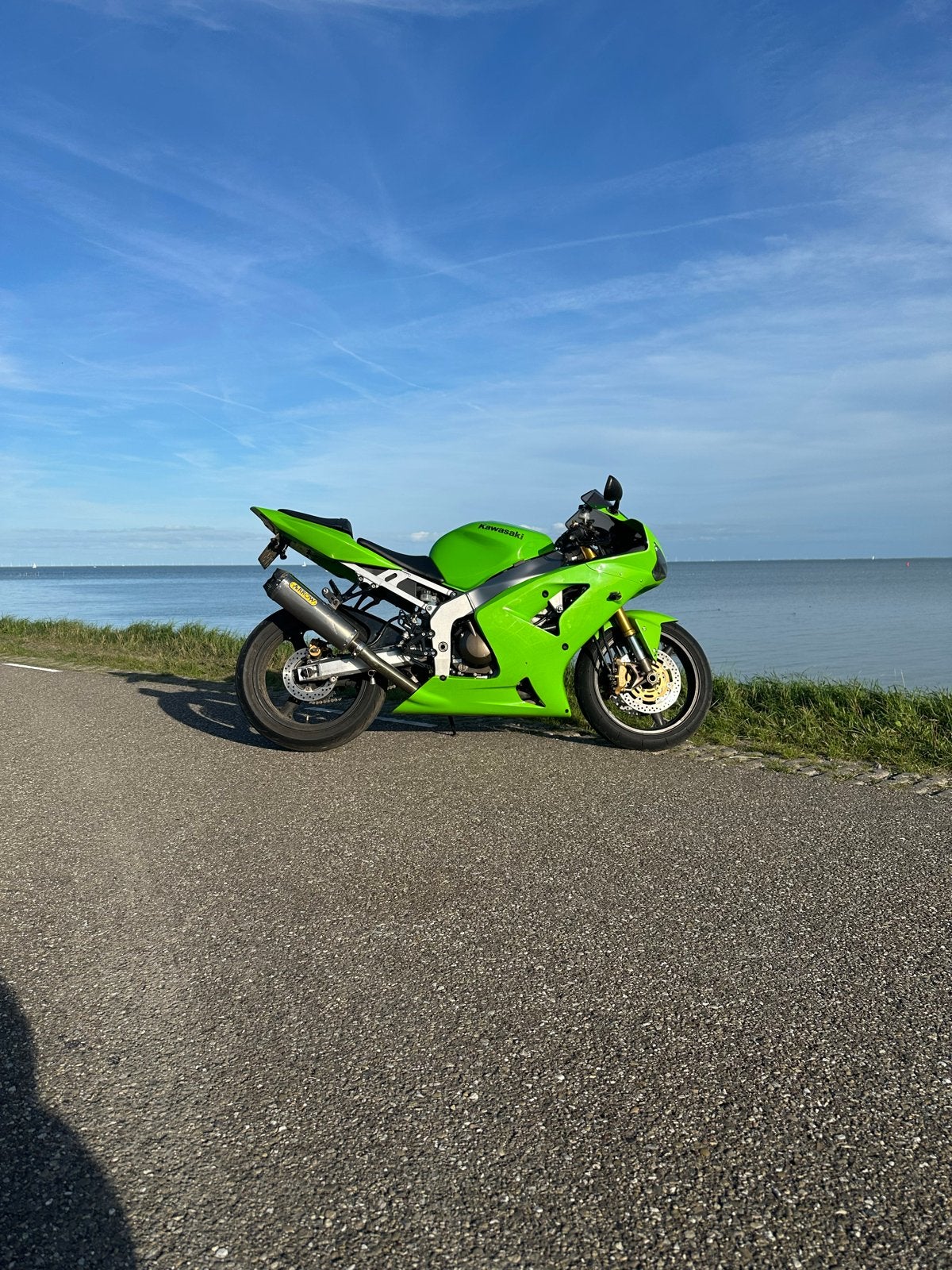 Kawasaki ZX6R 2005 - A2 kenteken, vol vermogen, Motoren, 4 cilinders, Gebruikt, Super Sport, Particulier