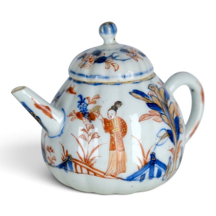 Chinees imari trekpotje, Kangxi periode, Ophalen of Verzenden