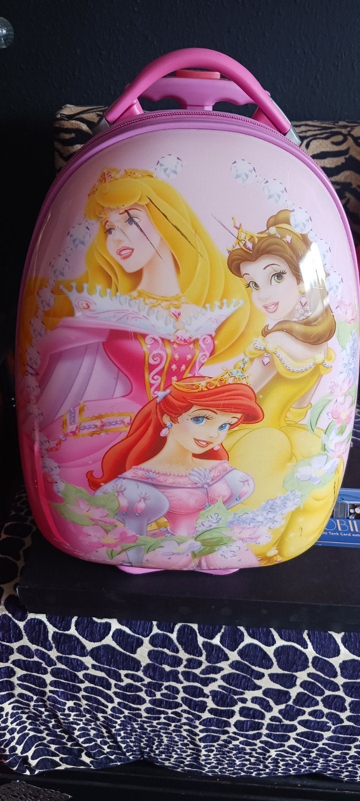 Disney Prinsessen Kinderkoffer - Roze Trolley, Ophalen of Verzenden, Gebruikt