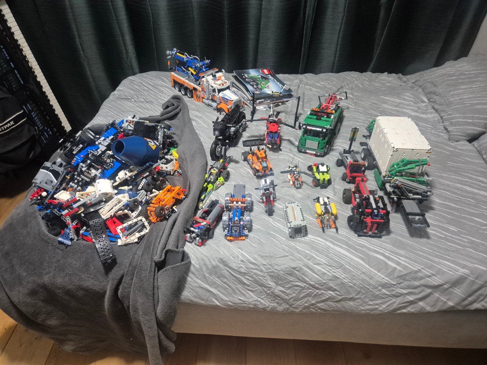 Grote verzameling LEGO Technic sets en losse onderdelen, Ophalen, Gebruikt