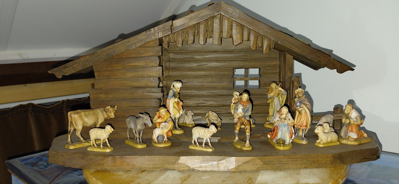 Complete kerststal. Origineel Lepi., Ophalen of Verzenden, Zo goed als nieuw