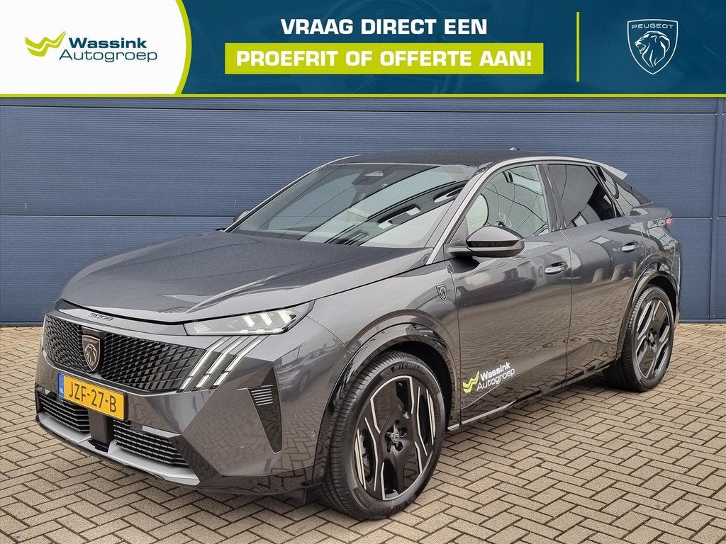 Peugeot E-3008 EV 73 kWh 210pk GT Exclusive | Lederen Bekled, Auto's, Peugeot, Automaat, Gebruikt, Navigatiesysteem, Leder