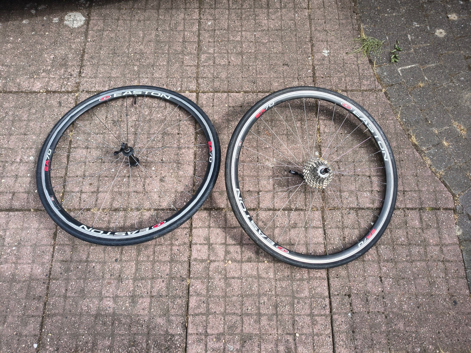 Easton EA70 Wielset met Shimano Cassette - Gebruikt, Gebruikt, Aluminium, Easton, Racefiets