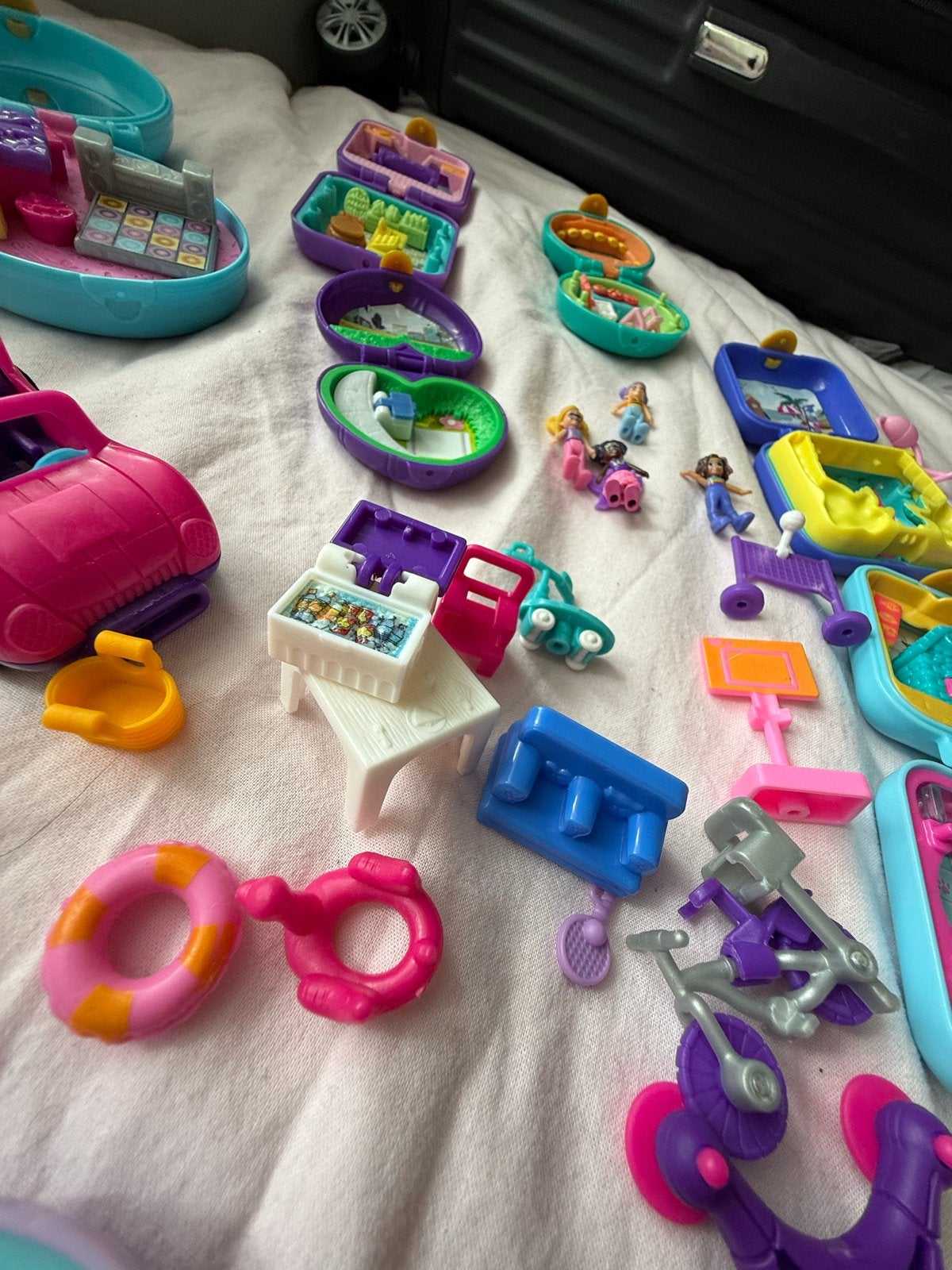 Grote Polly Pocket collectie met accessoires en poppetjes, Ophalen of Verzenden, Gebruikt, Overige typen