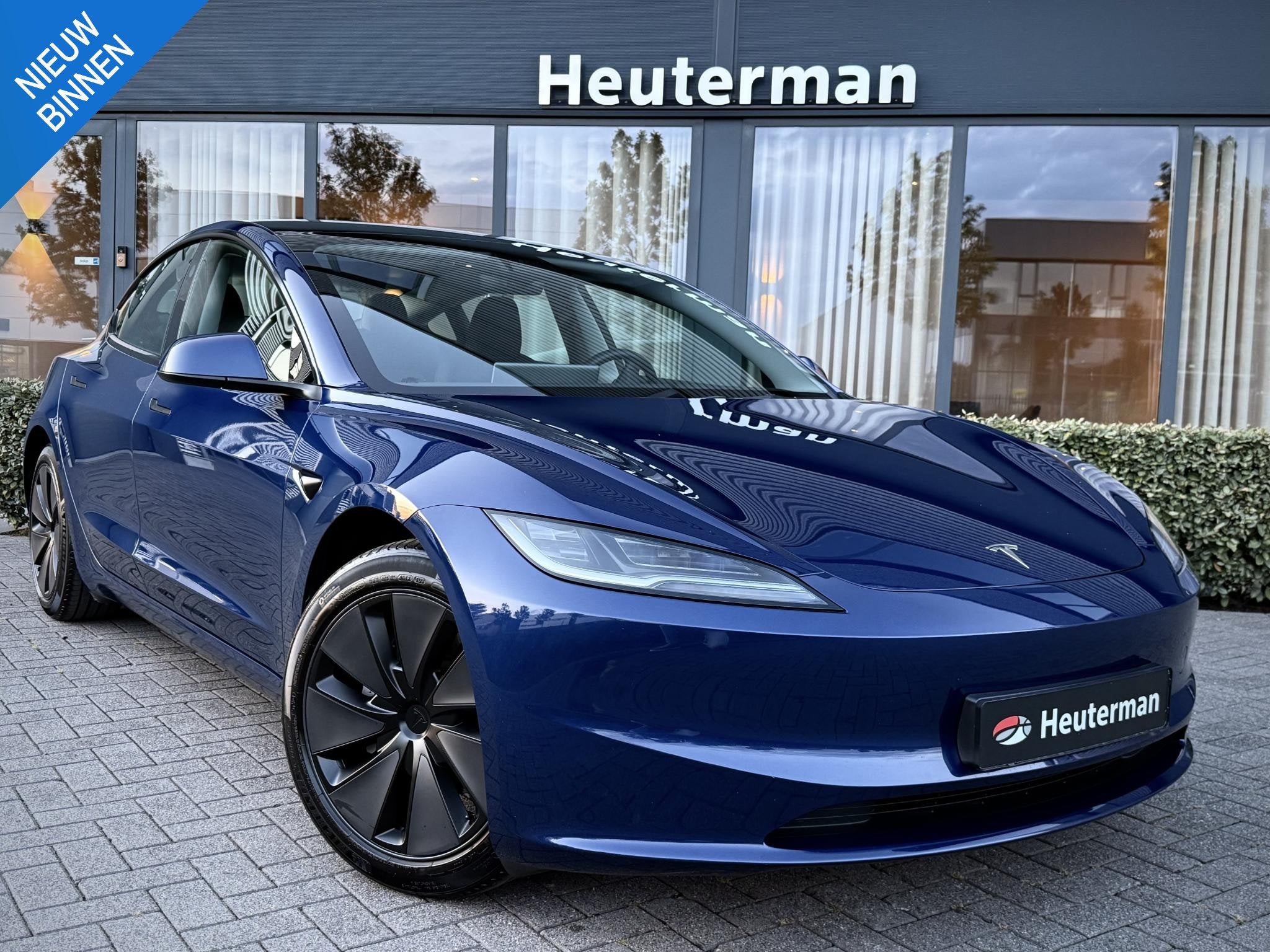 Tesla Model 3 Premium Long Range AWD Highland/Pano/Stoelvent, Automaat, Stof, Gebruikt, 495 min