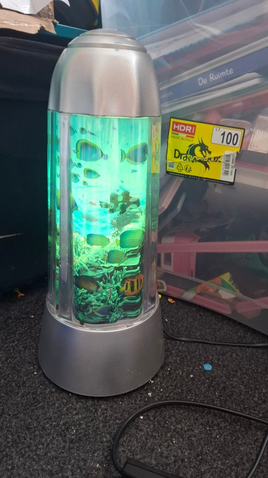 vissen lamp bewegend, Kinderen en Baby's, Ophalen, Gebruikt, Lamp