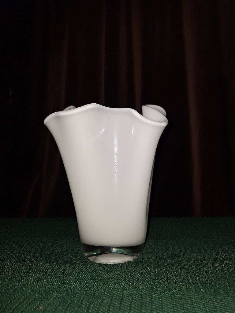 Mondgeblazen zakdoekvaas, Wit, 3D-geprint, Ophalen of Verzenden, Zo goed als nieuw