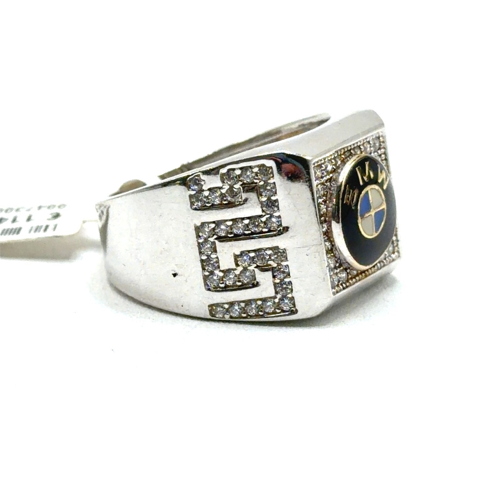 Witgoud ring 14karaat, Sieraden, Tassen en Uiterlijk, Ringen, Nieuw, Heer, 19 tot 20, Wit, Goud, Ophalen of Verzenden