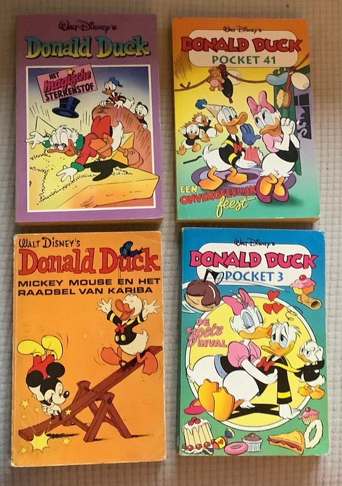 Oude Donald Duck POCKETS NU 1,50 P.S  VAKANTIE/ VERZAMELING, Boeken, Meerdere stripboeken, Ophalen of Verzenden, Gelezen