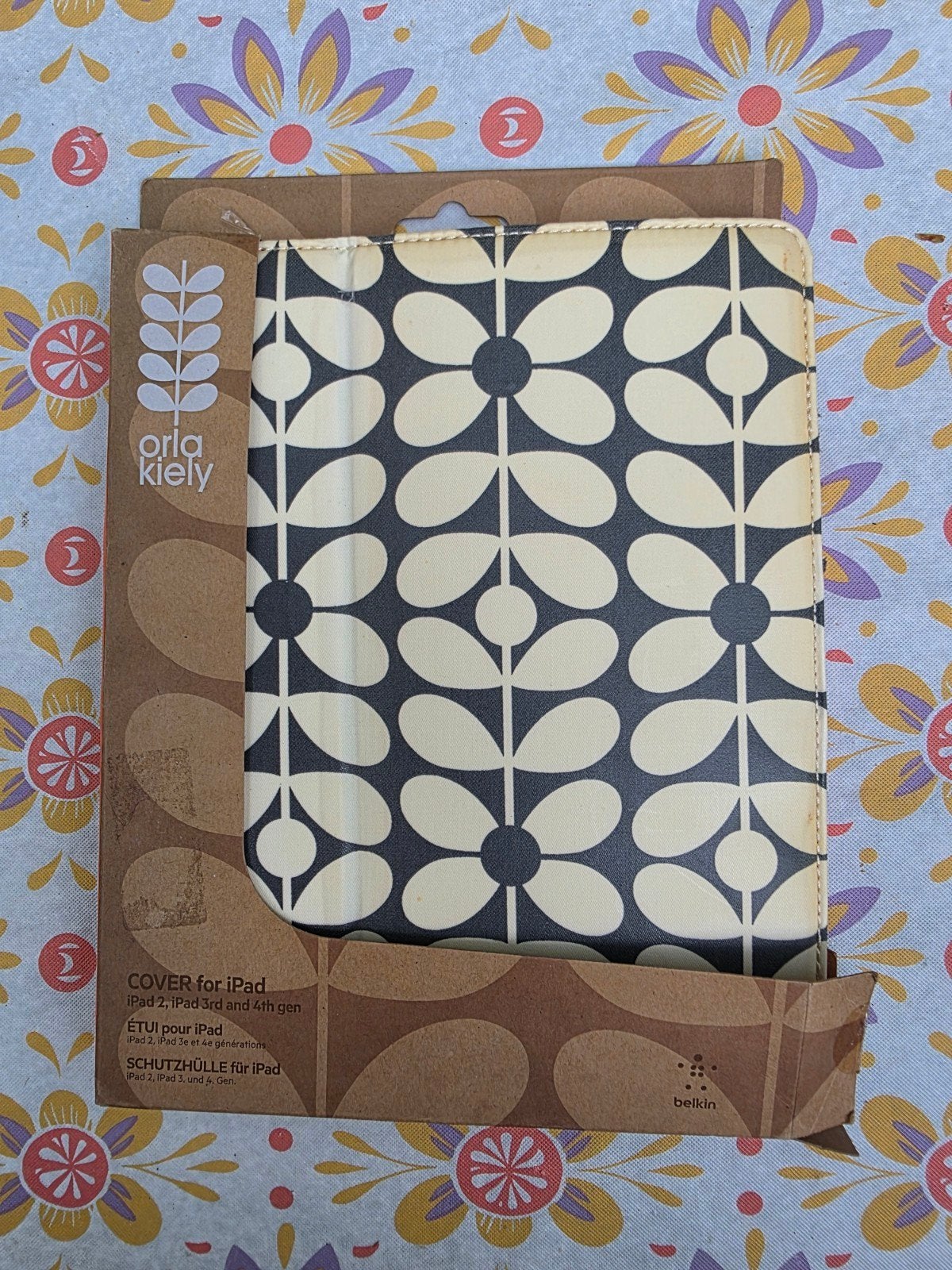 Orla Kiely IPad hoes nieuw in  doos  retro vintage motief, Ophalen of Verzenden, Nieuw, Overige kleuren