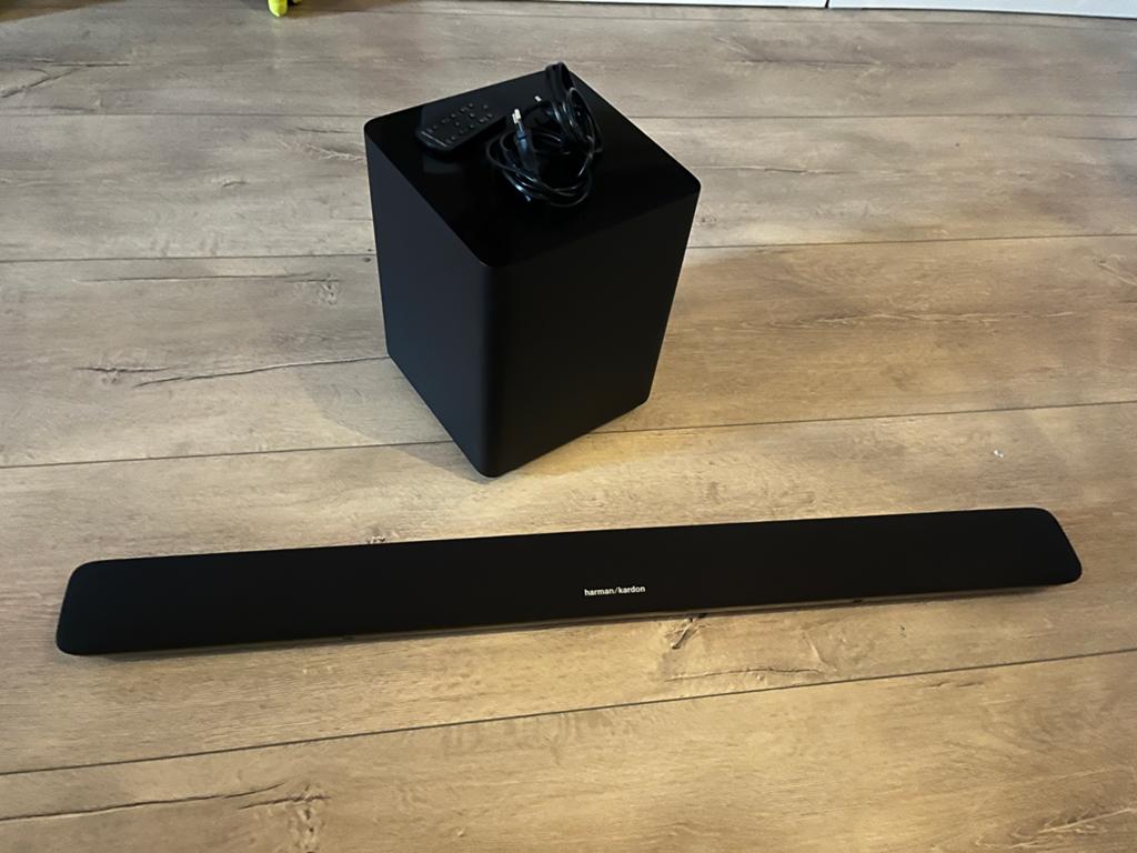 Harman/Kardon Soundbar SB20 met Subwoofer en Muurbeugel, Ophalen, Bluetooth, Zo goed als nieuw