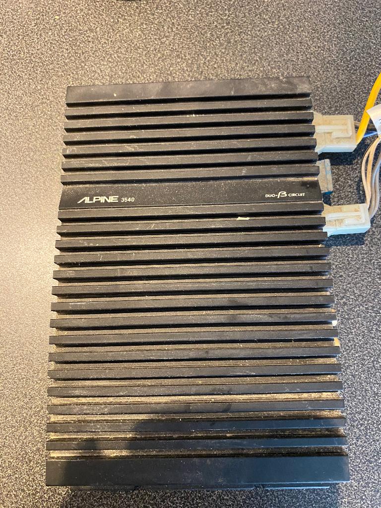 Alpine 3540 audioversterker, Ophalen