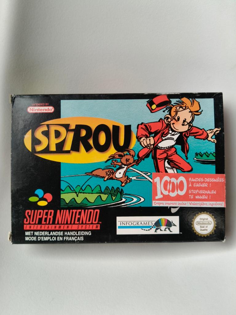 Super Nintendo SNES spel Spirou / Robbedoes PAL - nieuw, Spelcomputers en Games, Games | Nintendo Super NES, 1 speler, Nieuw, Ophalen of Verzenden