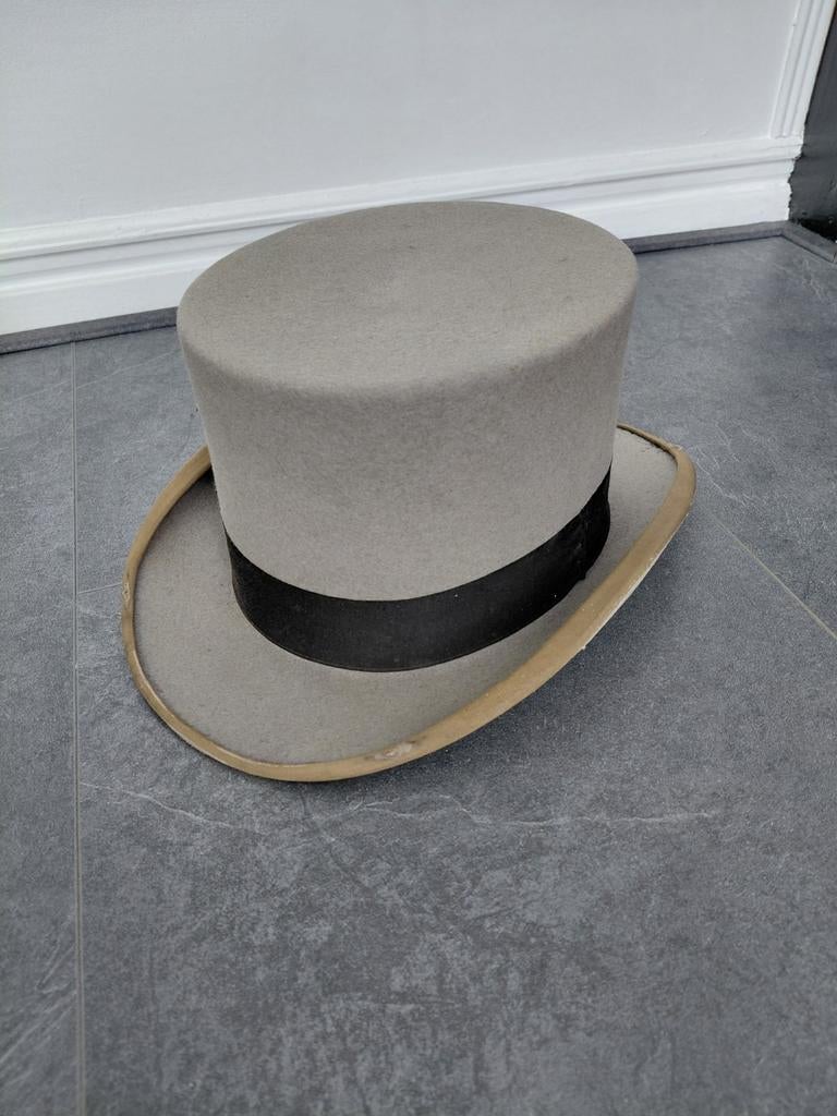 Antieke Hoge Hoed van JS. Meuwsen, Ophalen of Verzenden