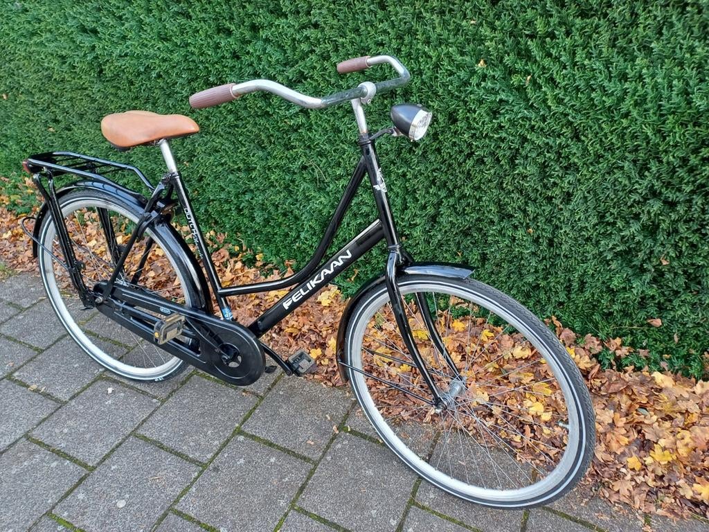 omafiets 28 inch, FACTUUR, GARANTIE, 53 tot 56 cm, Ophalen of Verzenden, Zo goed als nieuw, Pelikaan