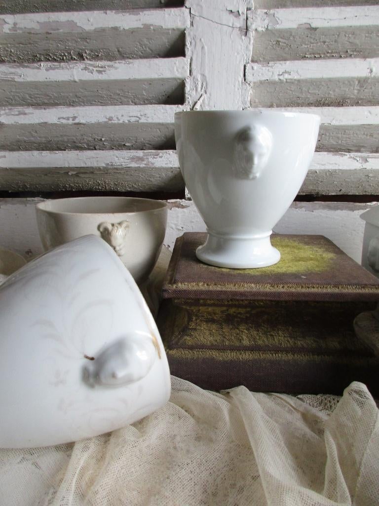 oude kandijpot met gezichtjes *Marries*, Antiek en Kunst, Verzenden