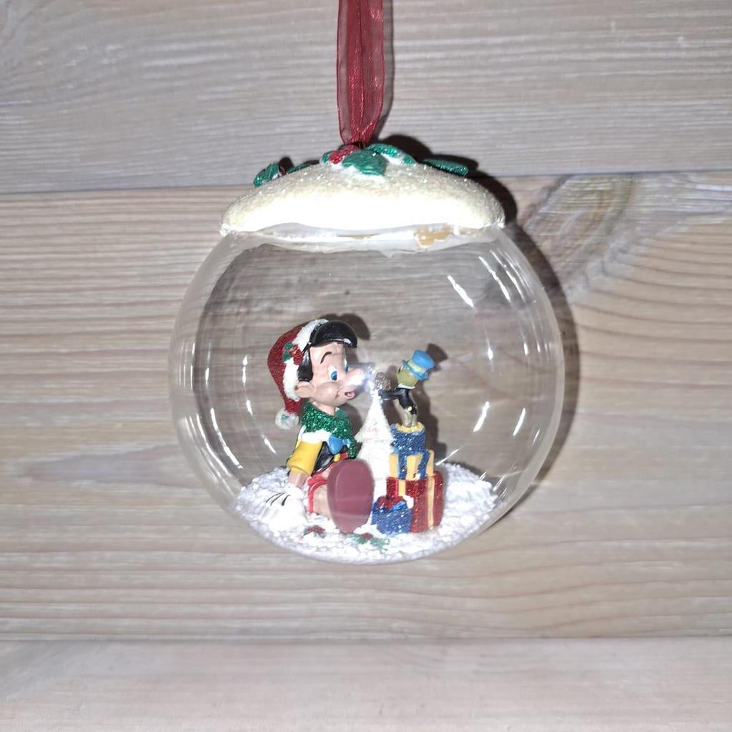 Disney Pinokkio en Japie Krekel ornament, Ophalen of Verzenden, Overige figuren, Zo goed als nieuw, Beeldje of Figuurtje