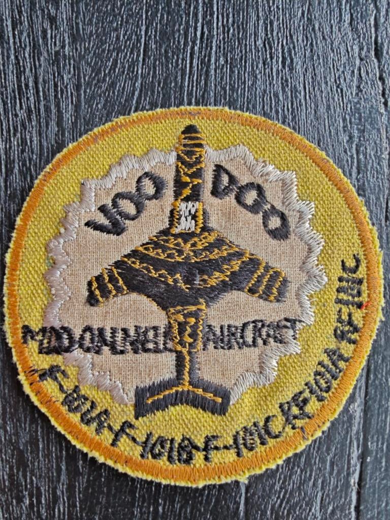 patch  usaf voodoo f-101a f-101b mcdonnell aircraft Vietnam, Ophalen of Verzenden, Luchtmacht, Amerika, Embleem of Badge