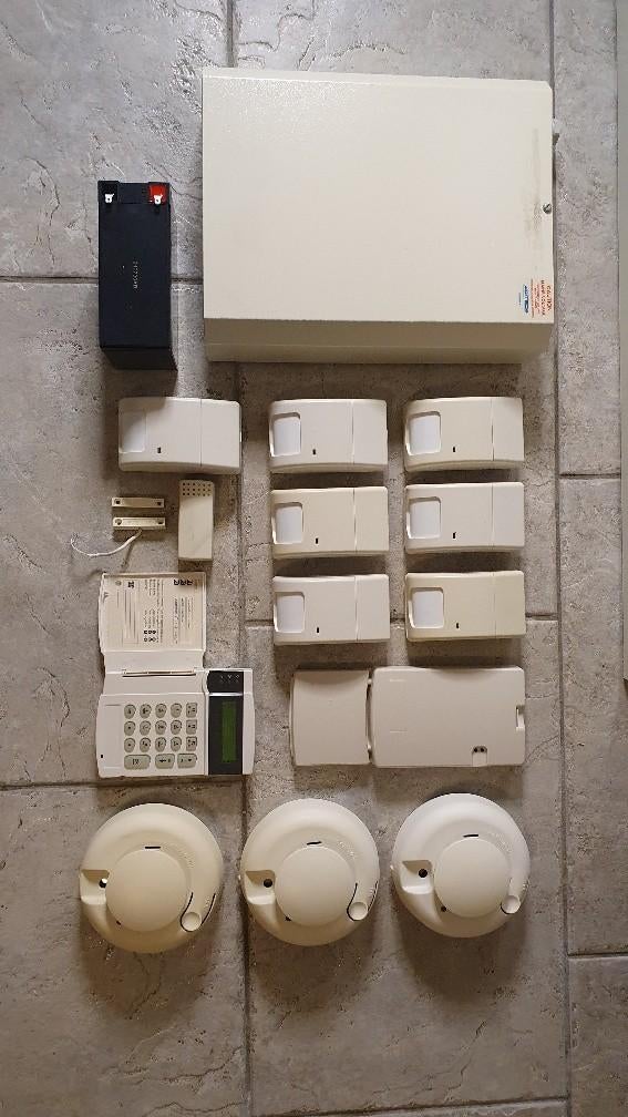 te koop complete Aritech alarminstallatie, Doe-het-zelf en Verbouw, Gebruikt, Detector, Sensor of Melder, Draadloos, Ophalen of Verzenden