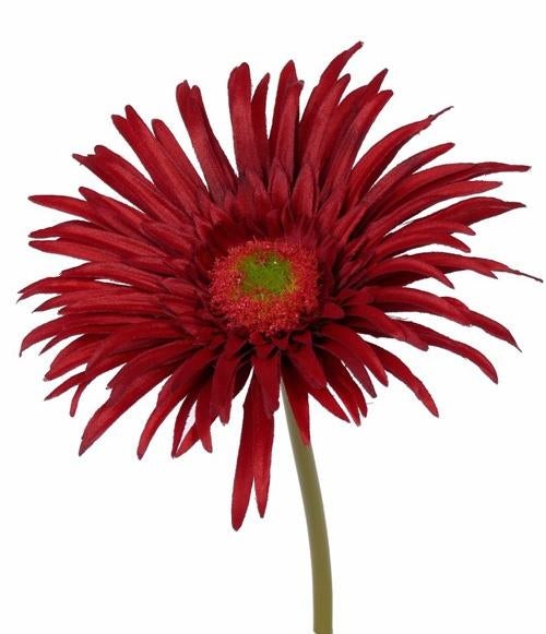 GERBERA - KUNST - ROOD, Huis en Inrichting, Woonaccessoires | Kunstplanten en Kunstbloemen, Nieuw, Ophalen of Verzenden
