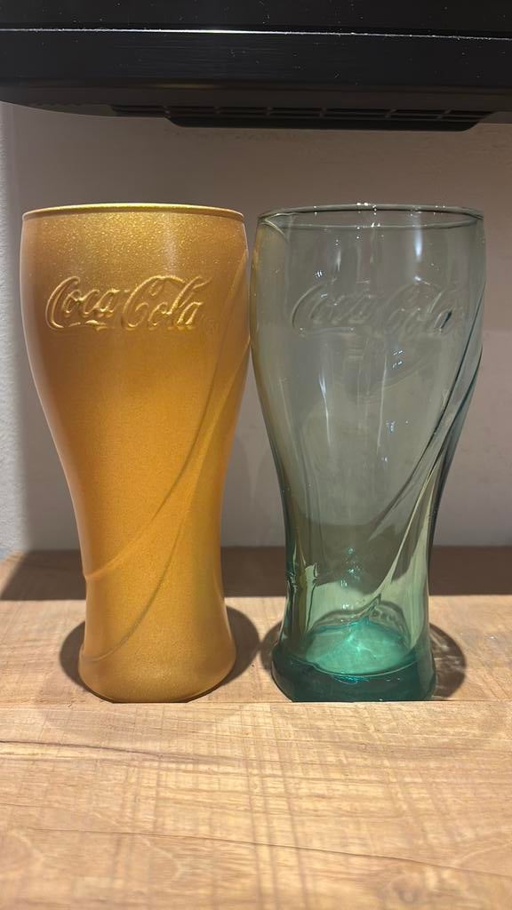 Cola glazen, Verzamelen, Ophalen of Verzenden, Zo goed als nieuw, Frisdrankglas