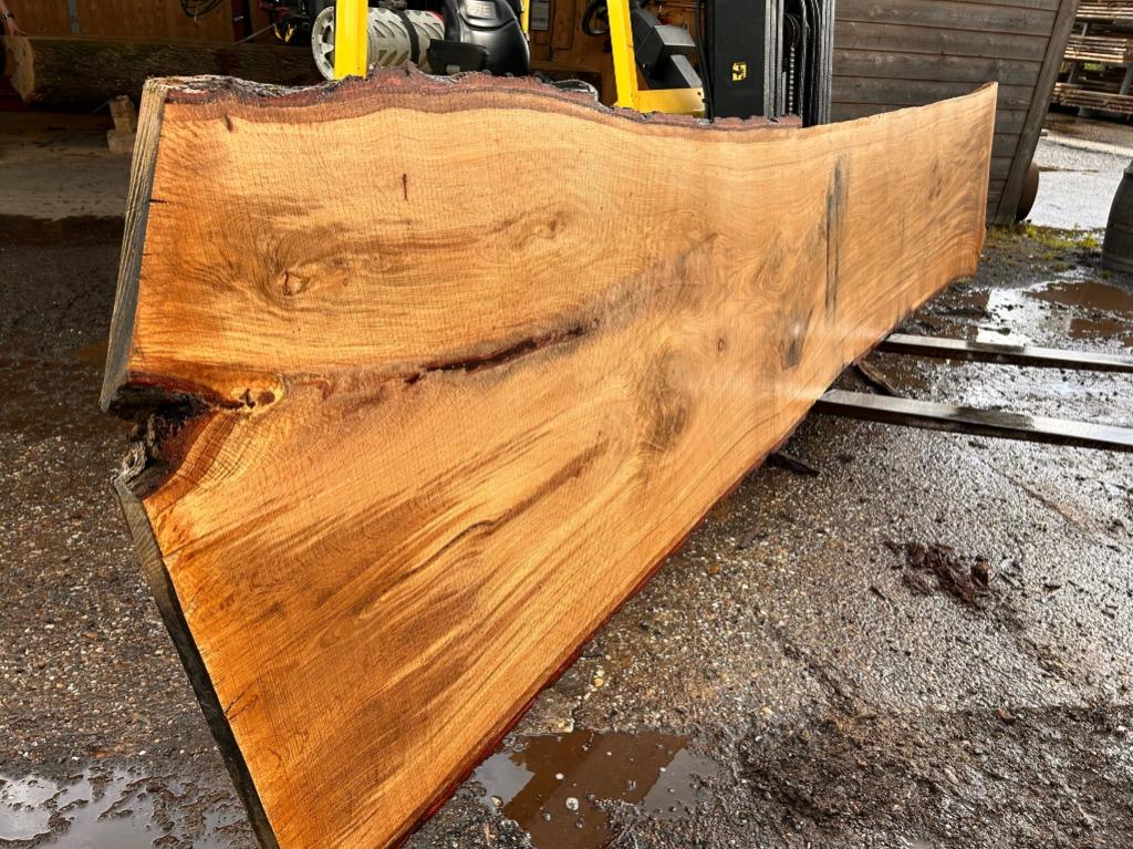 Eiken boomstambladen | Boomstam tafel | massief eik