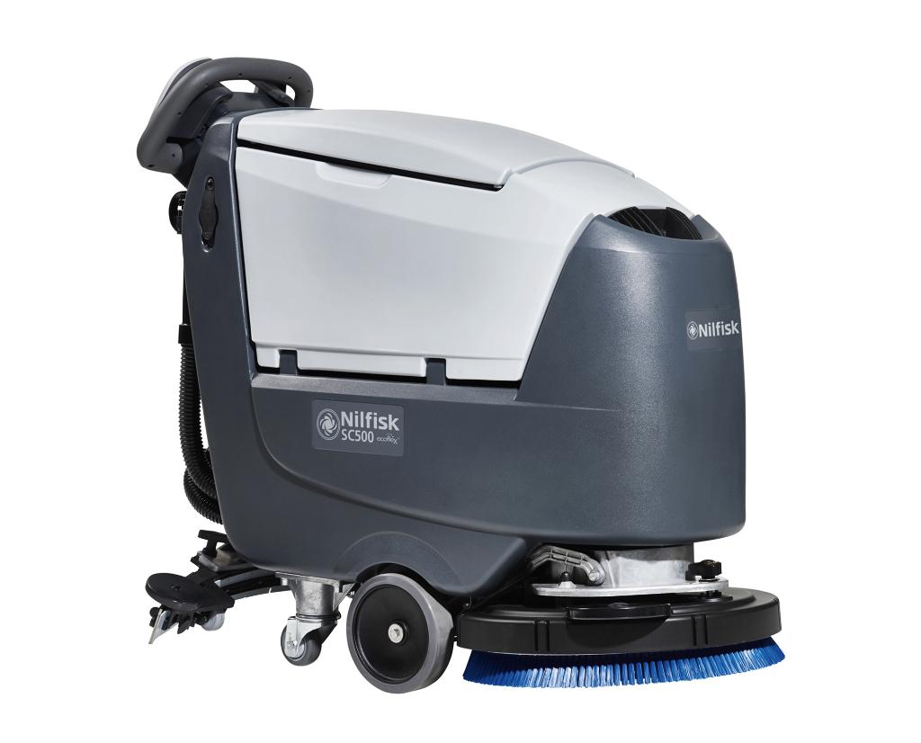 Nilfisk SC 500 full PKG schrob/zuigmachine, Doe-het-zelf en Verbouw, Reinigingsmachines, Nieuw, Schrobmachine, Ophalen