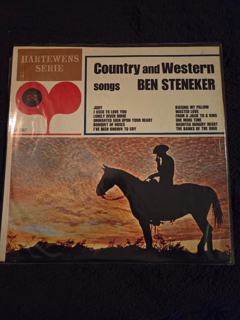 Lp vinyl Ben steneker Country and Western, Ophalen of Verzenden, Zo goed als nieuw, 12 inch
