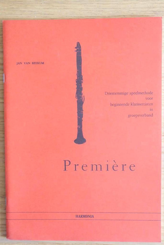 Premiere klarinet - Jan van Beekum, Muziek en Instrumenten, Ophalen of Verzenden, Zo goed als nieuw, Klarinet, Artiest of Componist