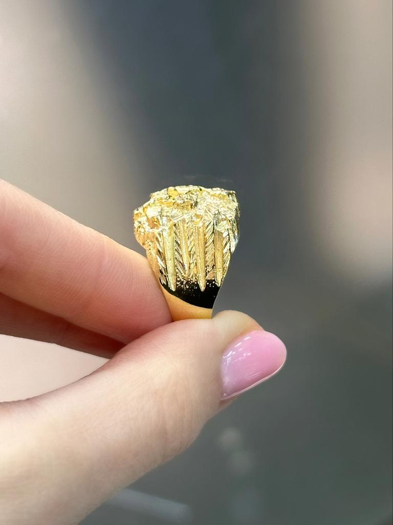 18KT Goud - Piet Piet Ring - 15.4 Gram - Ring - Herenring, Ophalen, 20 of groter, Nieuw, Goud
