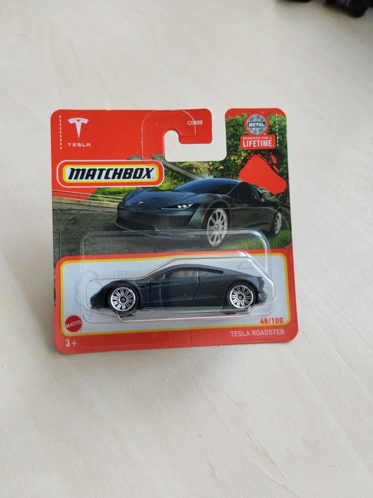 Matchbox Tesla roadster, Hobby en Vrije tijd, Modelauto's | Overige schalen, Ophalen of Verzenden, Nieuw, Auto