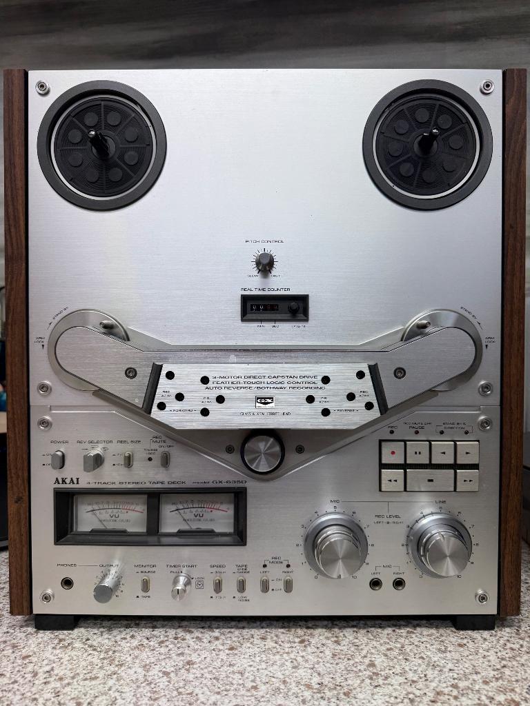GEZOCHT: Akai GX 635 d/db GX 636 Frame / Sloper / onderdelen, Ophalen of Verzenden, Bandrecorder