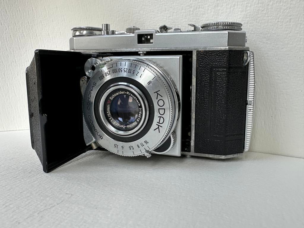 Kodak Retina 1b Camera, nu getest en werkt goed, Ophalen of Verzenden, Gebruikt, Compact, Kodak