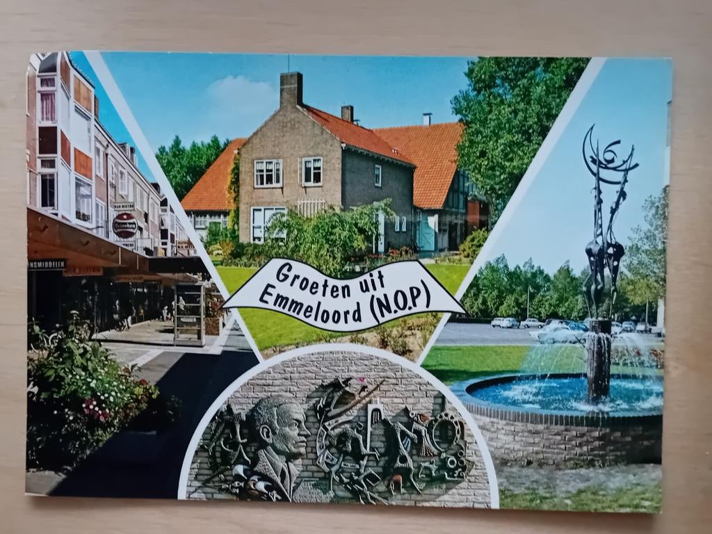 Ansichtkaart Emmeloord, Verzamelen, Ophalen of Verzenden