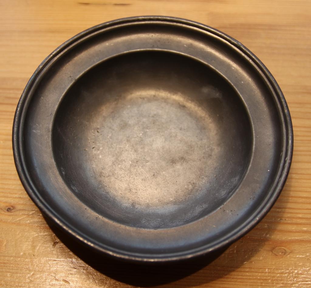 Antieke tinnen kom/schotel 11,5cm, Antiek en Kunst, Antiek | Tin, Ophalen of Verzenden