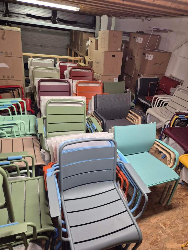 Veel nieuw Fermob lounge stoelen vele kleuren uit voorraad, Ophalen, Nieuw