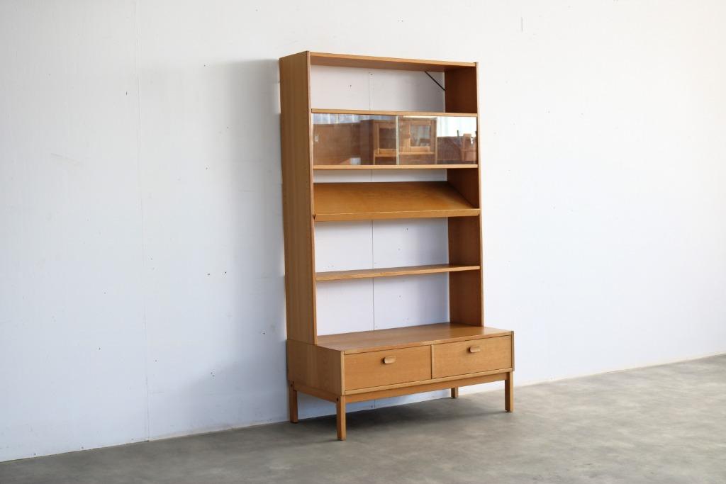 vintage wandkast | kast | jaren 60 | Ulferts, Gebruikt, Eikenhout, Met lade(s), Timbeije@hotmail.com