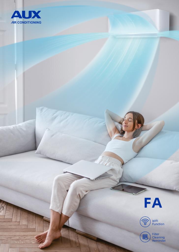 AUX split unit airco 3,5kW - FREEDOM 2025, Witgoed en Apparatuur, Timer, Koelen en Ontvochtigen, Nieuw, 3 snelheden of meer