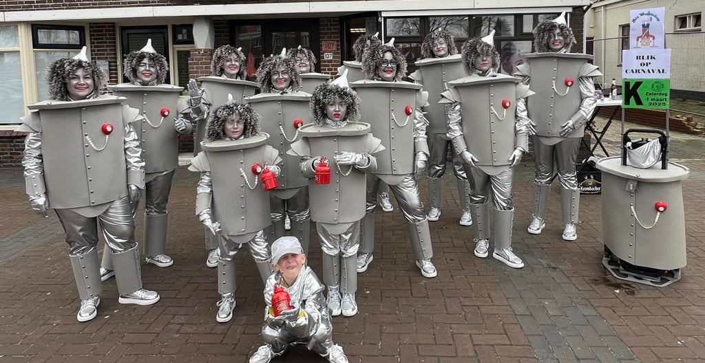 Blikken, Tinman loopgroep carnaval, Carnaval, Zo goed als nieuw, Kleding, Ophalen