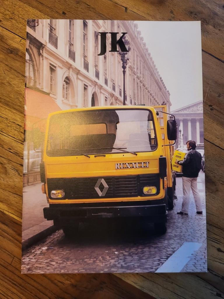 Truck folder Renault JK, Boeken, Catalogussen en Folders, Ophalen of Verzenden, Zo goed als nieuw