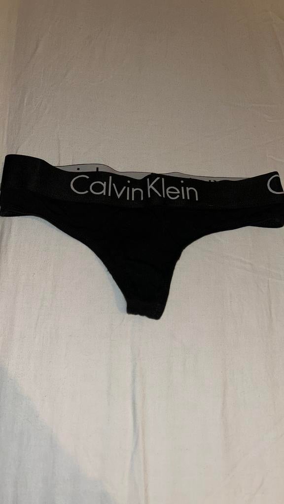 Calvin Klein String Zwart, Verzenden, Zwart, String