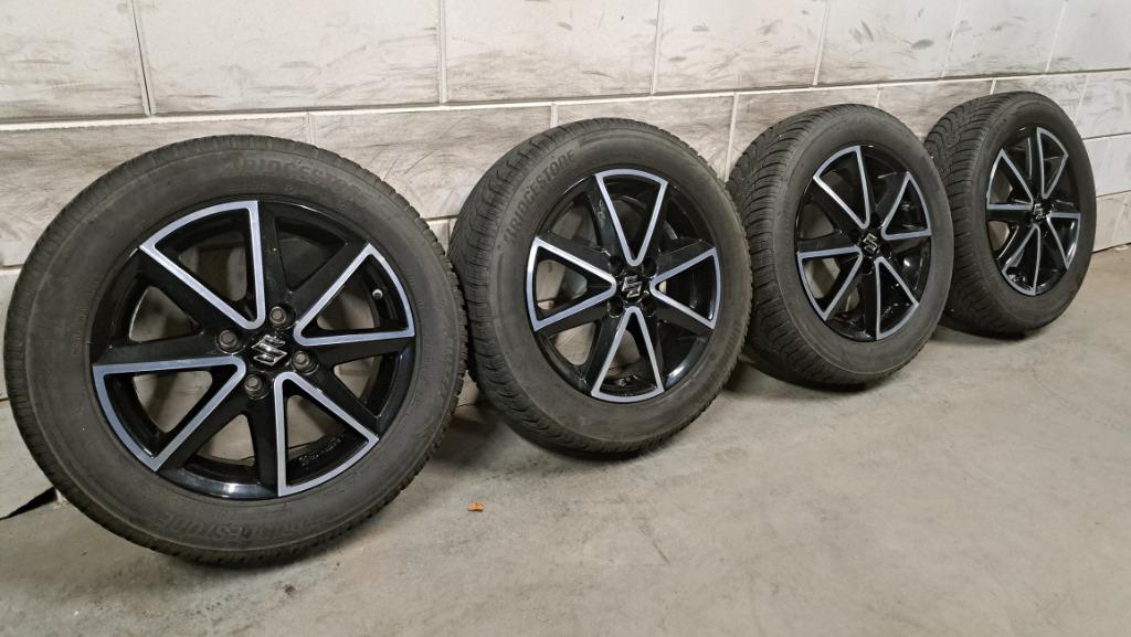 Bi-color velgen Swift Baleno Ignis Splash Yaris IQ 175/65/15, Gebruikt, 15 inch, 175 mm, Banden en Velgen
