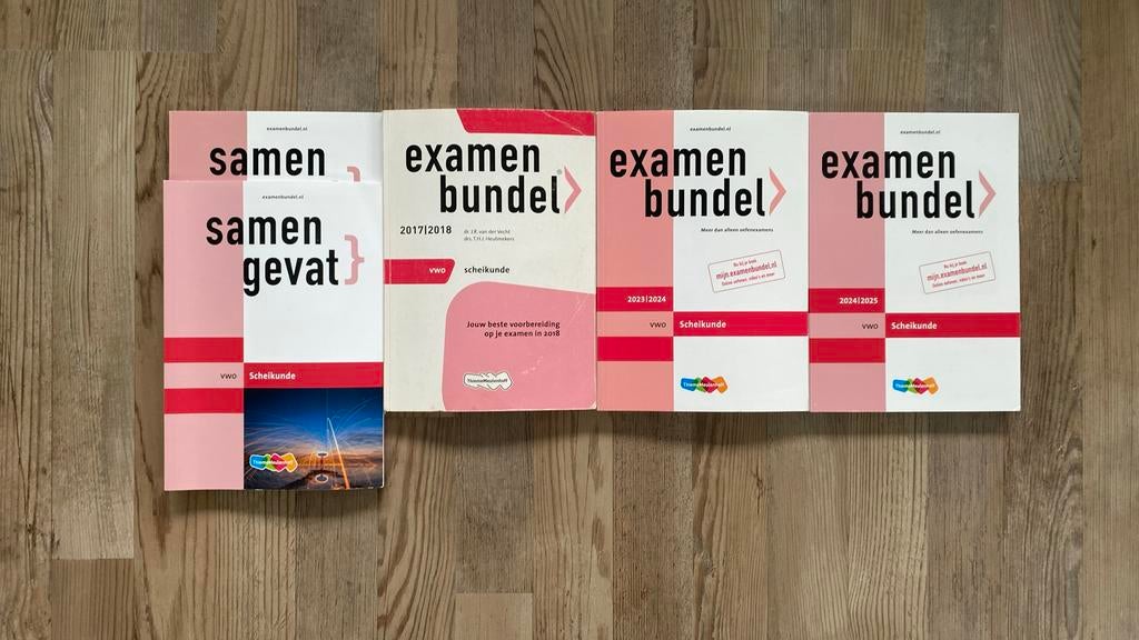 Examenbundels & Samengevat scheikunde VWO, Ophalen, Zo goed als nieuw, VWO, Scheikunde