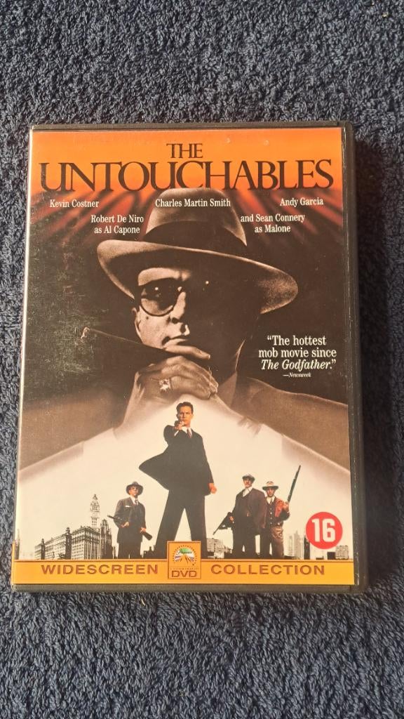 The Untouchables "Sean Connery, Kevin Costner,  Robert De Ni, Cd's en Dvd's, Dvd's | Thrillers en Misdaad, Zo goed als nieuw, Vanaf 16 jaar